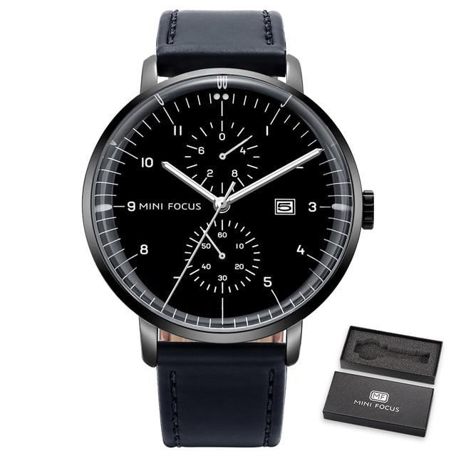 Top Leather Strap Stylish Watches Luxury Quartz Waterproof For Men And Women