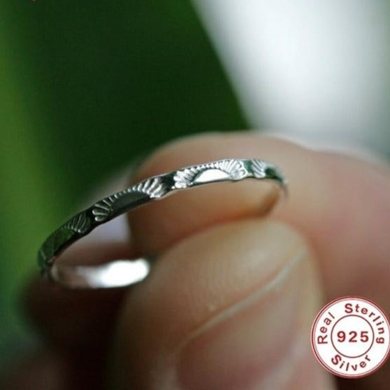 New Stylish 925 sterling silver chic Rings for Women Simple Vintage Finger Rings Jewelry Gift for friends