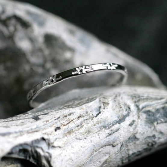New Stylish 925 sterling silver chic Rings for Women Simple Vintage Finger Rings Jewelry Gift for friends