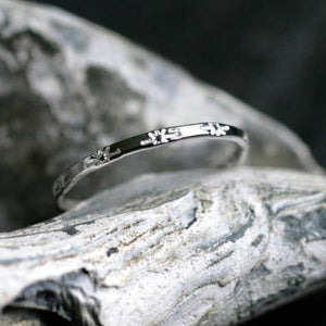 New Stylish 925 sterling silver chic Rings for Women Simple Vintage Finger Rings Jewelry Gift for friends