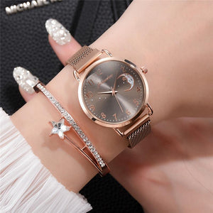 Simple But Luxury Look Women s Watches with Unique Mess Strap