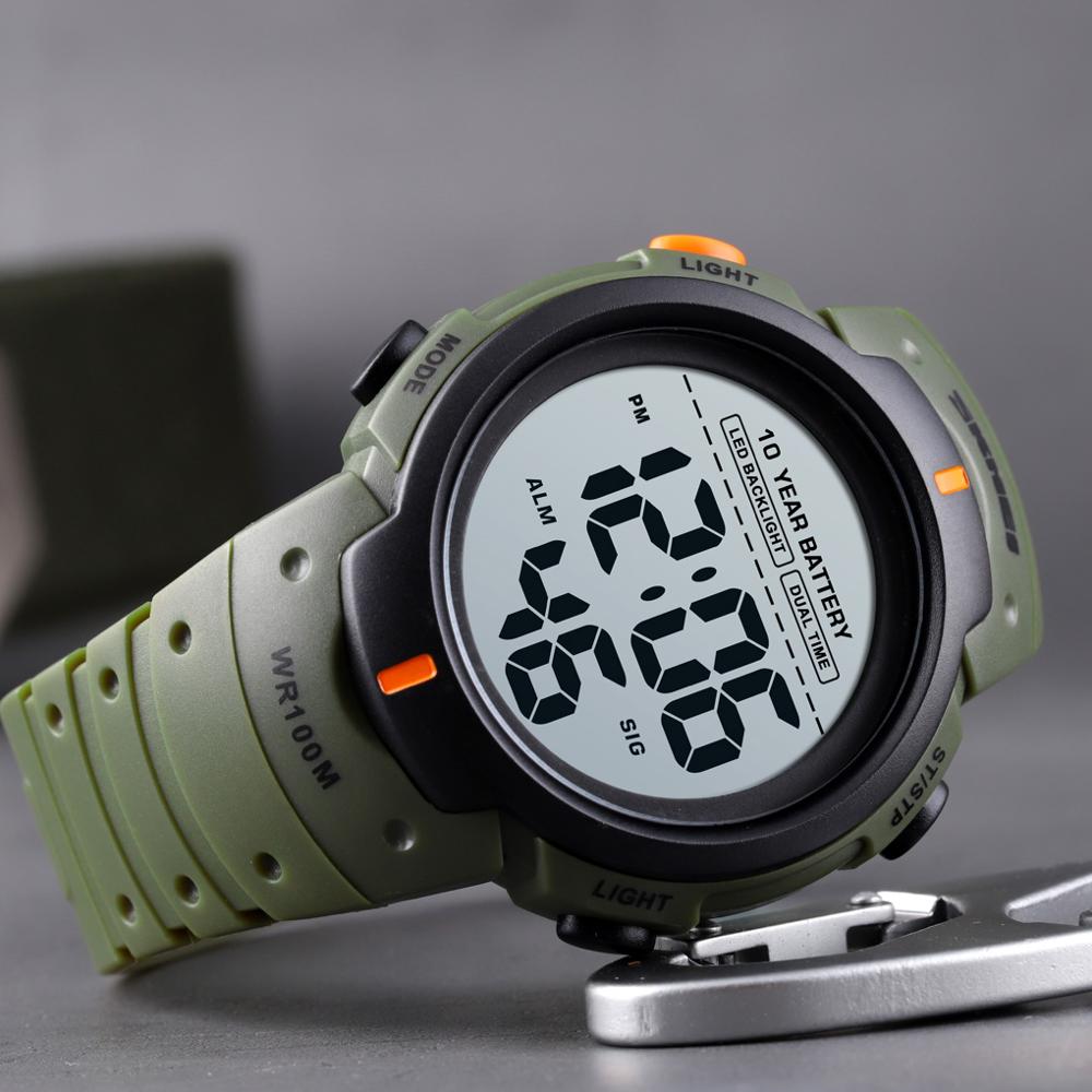 Best Outdoor Digital Sport Watch 100M Waterproof & Led Light Stopwatch