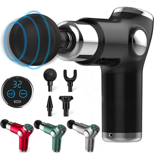 Super Comfort Designed Mini Electric 32-Speed Massage Gun with LCD Touch Screen
