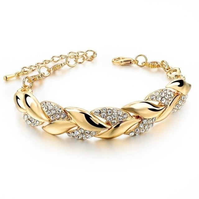 Stylish Magnetic Therapy Weight Loss Bracelet with 925 Silver & Blue Crystal  Burning Fat Health Jewelry