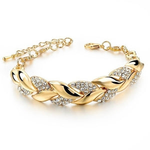 Stylish Magnetic Therapy Weight Loss Bracelet with 925 Silver & Blue Crystal  Burning Fat Health Jewelry